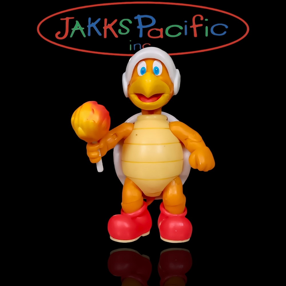 Jakks Super Mario World Fire Bro 4" figure w/Fireball GUC